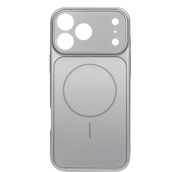 DM Чохол AG Glass Case With MagSafe для iPhone 16 Pro Max Silver Харьков - изображение 1