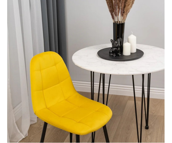 Стілець Агата обідній колір жовтий Дніпро - зображення 4