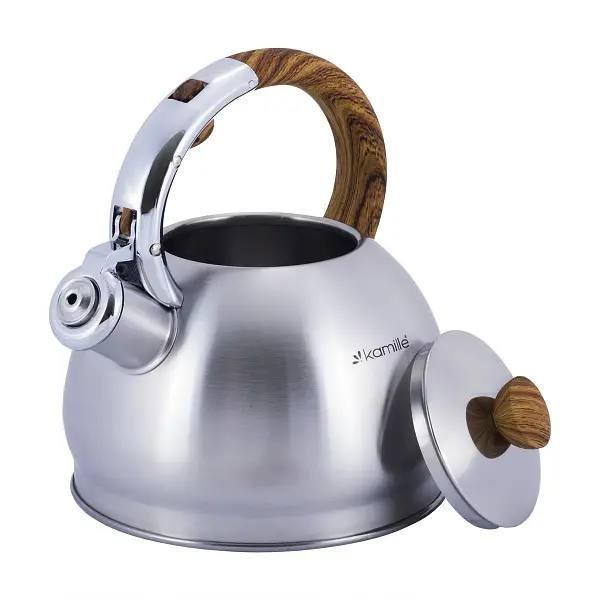Чайник Kamille 2 л из нержавеющей стали со свистком 0694N Одесса - изображение 2