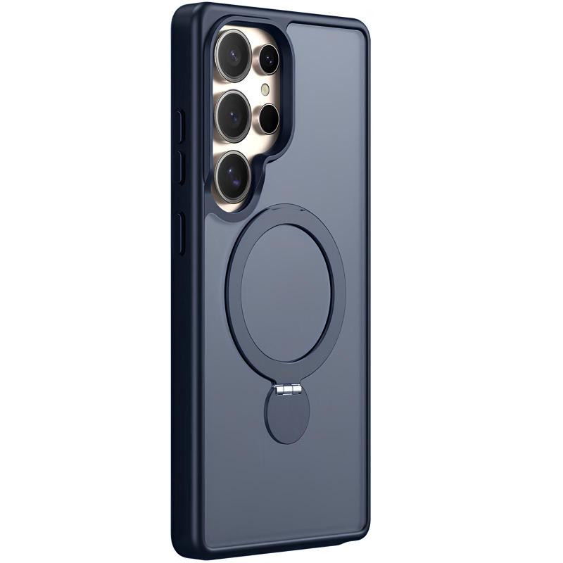 TPU+PC чехол MagSafe Colorful HQ Ring для Samsung Galaxy S24 Ultra Херсон - изображение 1