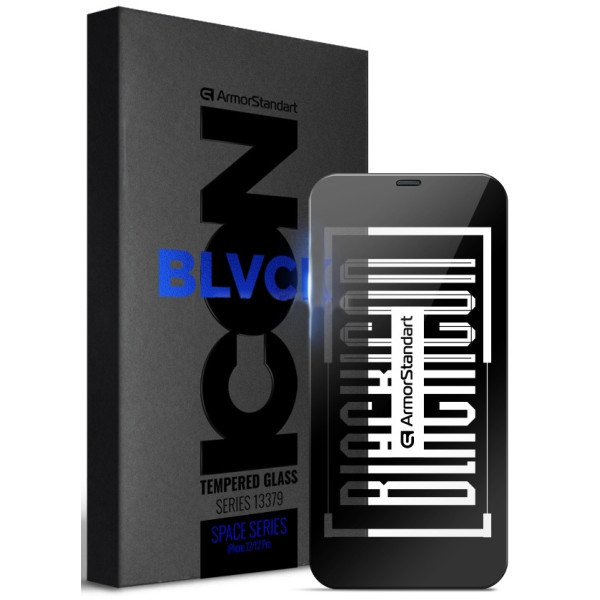 Захисне скло ArmorStandart Space Icon для iPhone 12/12 Pro Black (ARM59216) (Код товару:38214) Харків - зображення 1
