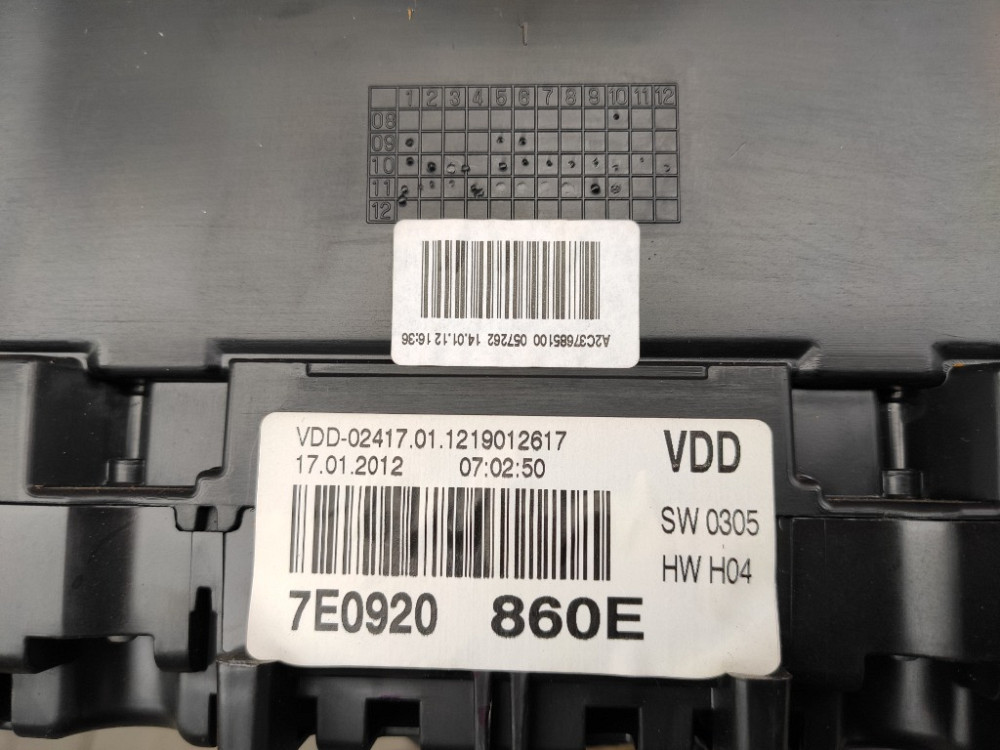 Панель приборов (спидометр) VW T5 2.5 tdi 2010-2015 (7E0920860E) Ковель - изображение 5