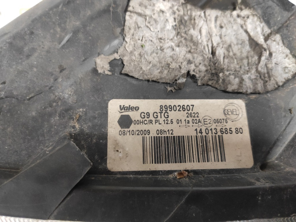 Фара левая Citroen Jumpy 2007-2014 Ковель - зображення 6