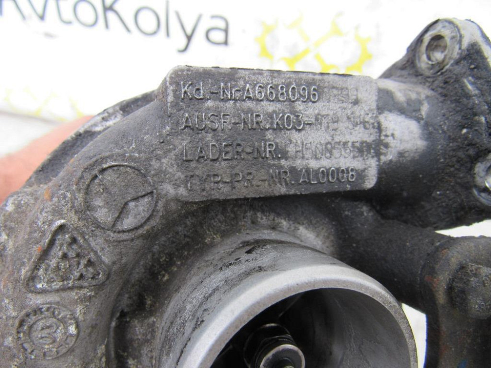 Турбина Mercedes A170 1.7 cdi 1998-2004 (A668096) Ковель - зображення 5