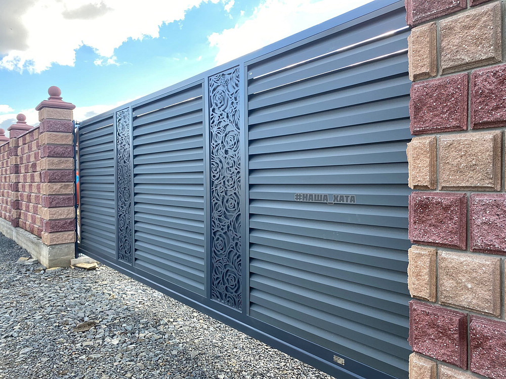 Виробництво та монтаж вулічних воріт. Відкатні, розпашні, гармошка.Акційни ціни. Львів - зображення 1