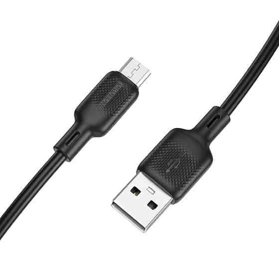 Дата кабель Borofone BX113 Lenny USB to MicroUSB 2.4A (2m) Херсон