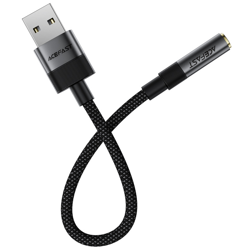 Переходник Acefast J13 USB male to AUX 3.5mm female Херсон - зображення 4