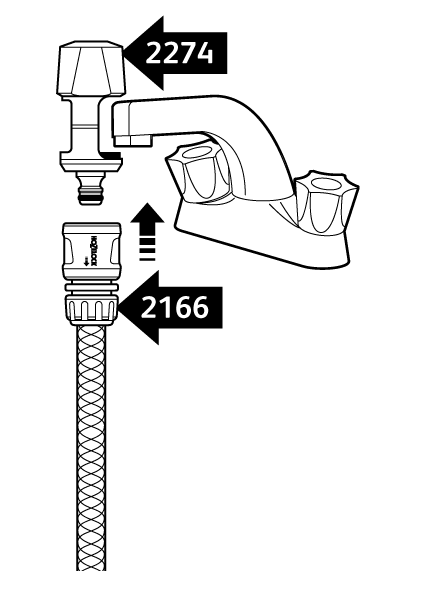 Коннектор HoZelock 2274 для крана-смесителя (до 43 мм на 34 мм) Киев - изображение 6