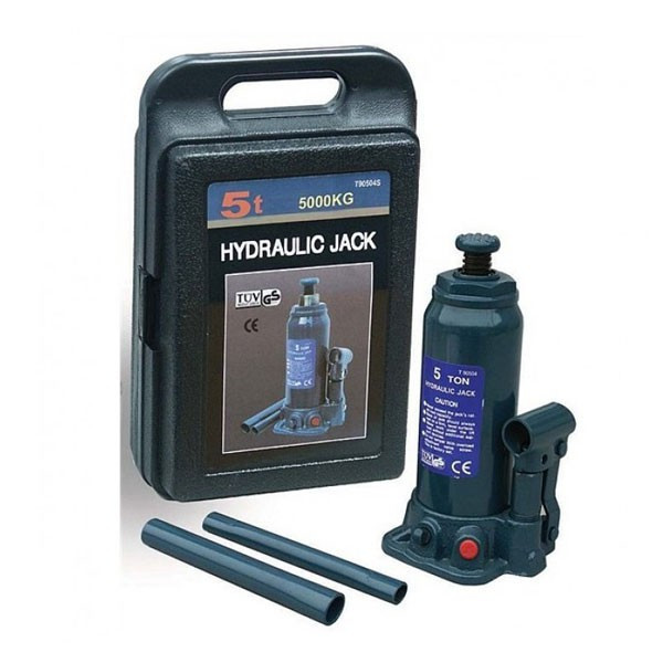 Домкрат 5т 216-413 мм бутылочный в кейсе TORIN T90504S Харків - зображення 1