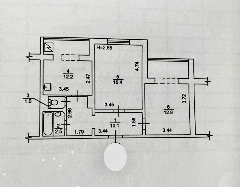 продажа 2-к квартира Киев, Деснянский, 65000 $ Київ - зображення 5