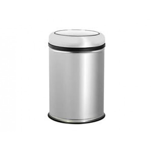 Ведро из нержавеющей стали, с поворотной крышкой, глянец,45 л 0136 Київ - зображення 1