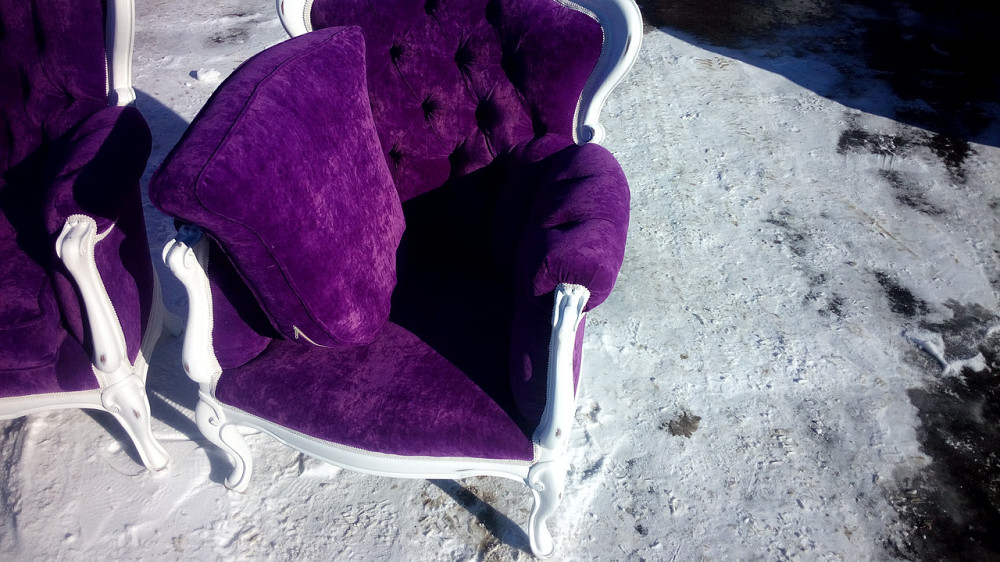 Диван и два кресла в стиле рококо и барокко б/у. 3+1+1. После реставрации. Харьков - изображение 7