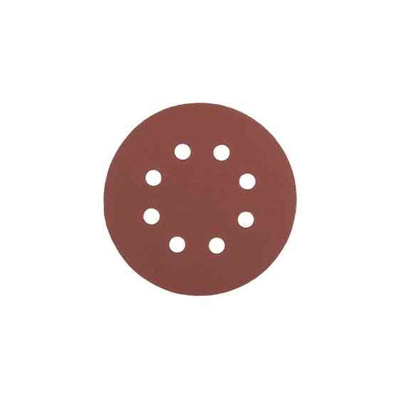 Круг шлифовальный на липучке MASTERTOOL 125 мм/8 отв P150 набор 5 шт 08-2515-H Харьков