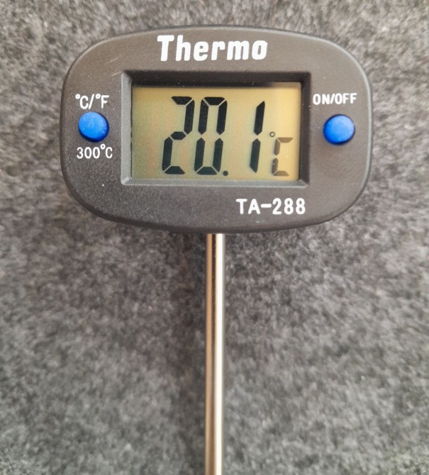 Термометр кухонний -50 +300 градусів харчовий занурювальний зонд з батарейкою Косов - изображение 5