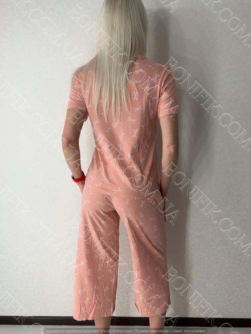 Женский комплект пижамы с бриджами "Air" (арт. LPK 2089/04/01) Кривий Ріг - зображення 4