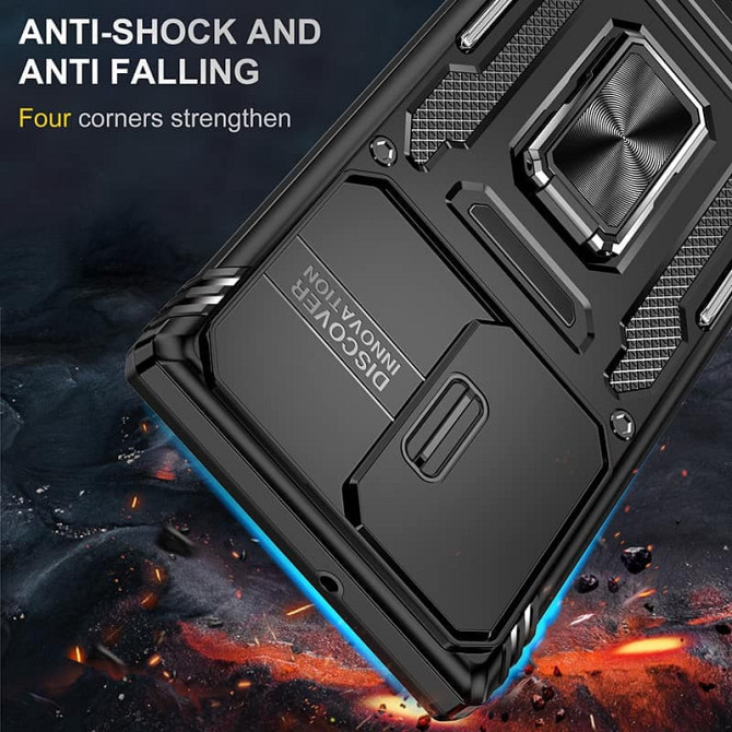 Ударопрочный чехол Camshield Army Ring для Samsung Galaxy S23 Ultra Херсон - зображення 7