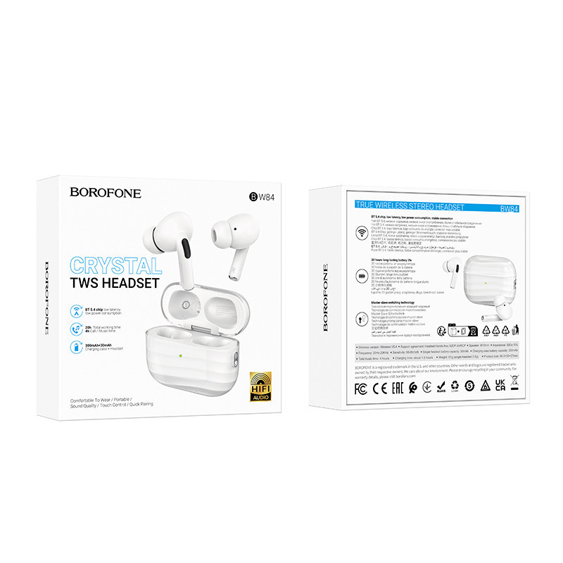 Беспроводные TWS наушники Borofone BW84 Dream Херсон - зображення 2