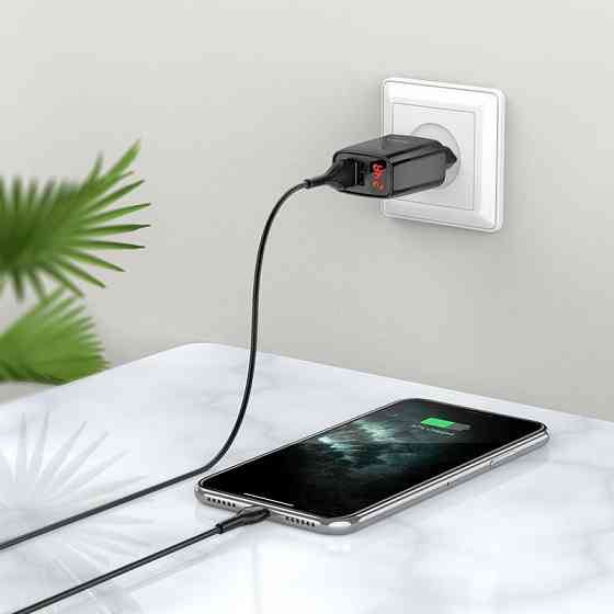 СЗУ Hoco C86A Balance 2.4A (2USB-A) + кабель USB to MicroUSB Херсон