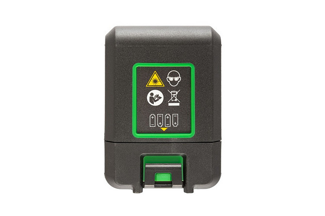 Уровень лазерный MASTERTOOL 30 м ±0.3 мм/м 2 гол H/V/H+V H130°/V130° ±4° GREEN/510 нм класс II IP54  Харків - зображення 4
