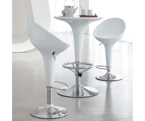 Стілець Джоллі барний високий білий Днепр - изображение 2