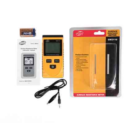 Тестер для измерения сопротивления поверхности (1kΩ ~1000ГΩ) BENETECH GM3110 Харків