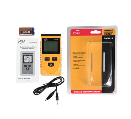 Тестер для измерения сопротивления поверхности (1kΩ ~1000ГΩ) BENETECH GM3110 Харків - зображення 2