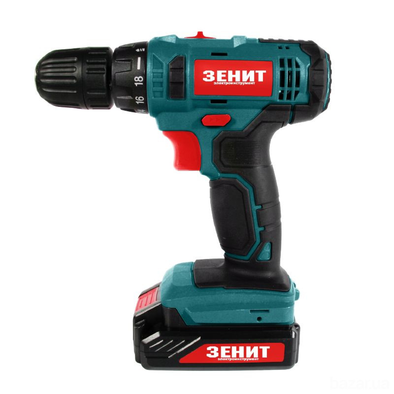 Шуруповерт акумуляторний Зенит ЗША-12 М Li Вінниця - зображення 1