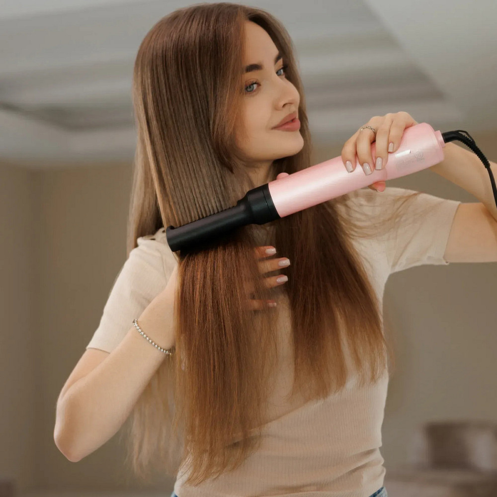 Фен-щетка Magio MG-726 1300 Вт розовый Киев - изображение 7