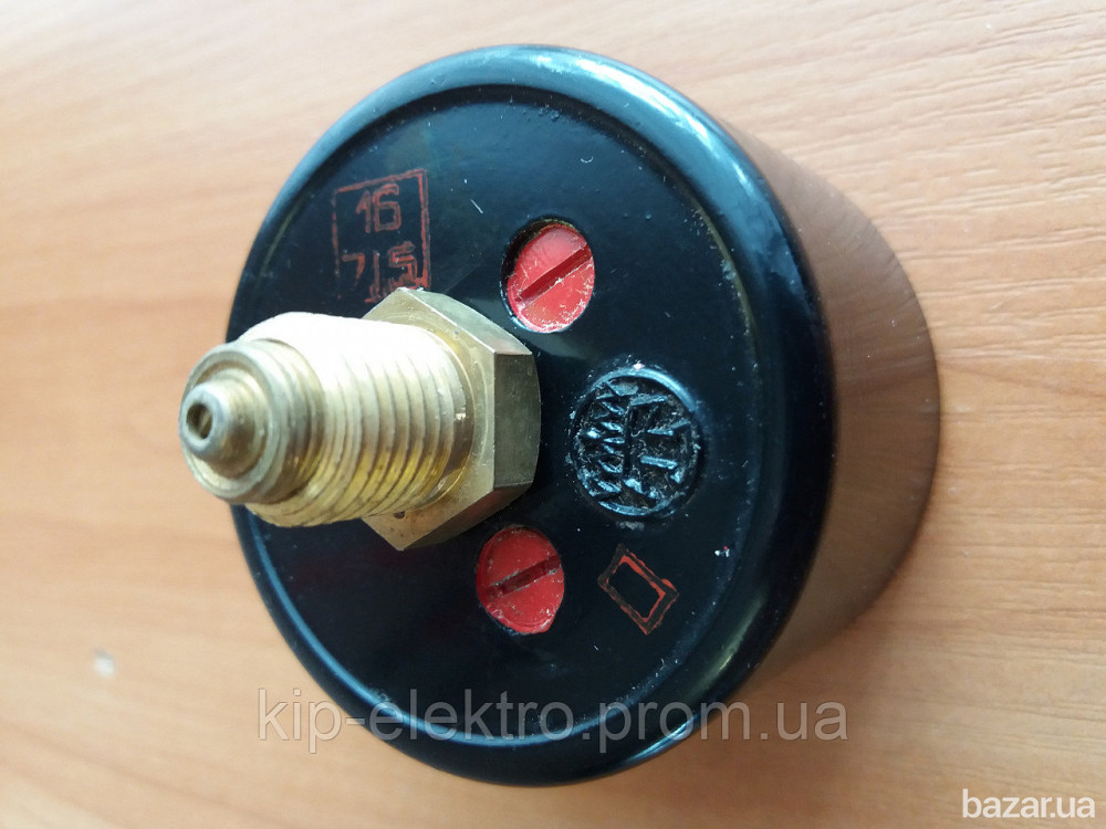 Манометр авиационный МА-250, МА-250М (МА, МА250, МА 250, МА250М, МА 250М) - осевой штуцер (ОШ) Київ - зображення 2