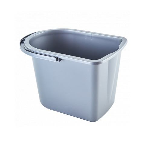 Відро пластикове Stenson 122024-grey 14 л сіре Київ - зображення 11