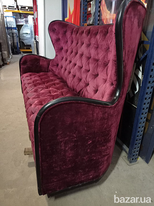 Золотой диван, кож.зам, бордо, велюр Киев - изображение 6