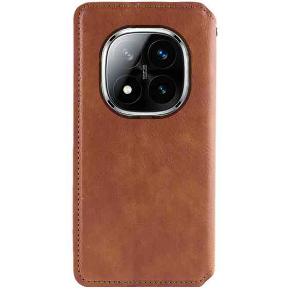 Кожаный чехол-книжка GETMAN Cubic (PU) для Xiaomi Redmi Note 14 Pro 5G / 14 Pro+ Херсон