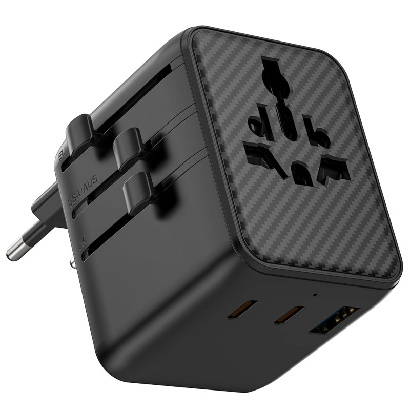 Сетевой универсальный переходник WIWU UA011 Warrior GaN 25W + 1USB-A/2C Херсон - зображення 3