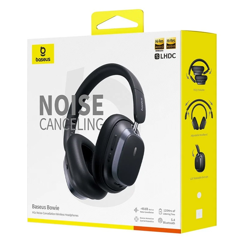 Накладные беспроводные наушники Baseus Bowie H1s Noise-Cancellation (A00075301) Херсон - изображение 4