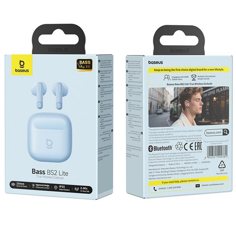 Беспроводные TWS наушники Baseus Bass BS2 Lite (A0010A) Херсон - зображення 5