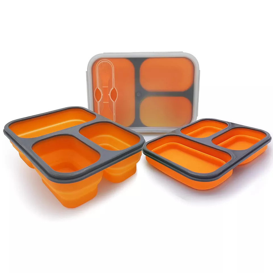 Ланч бокс харчовий Frico FRU-385-Orange помаранчевий Киев - изображение 1