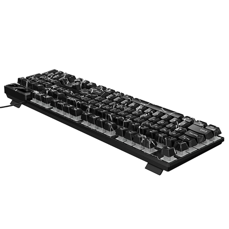 Клавиатура проводная Hoco GM701 Trofeo RGB (English Version) Херсон - зображення 4