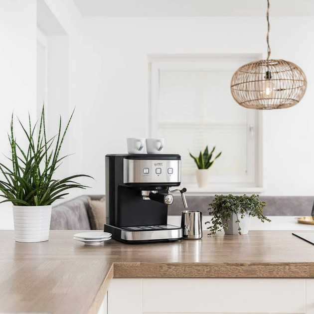 Кофеварка рожковая First FA-5476-2 800 Вт черная Киев - изображение 2