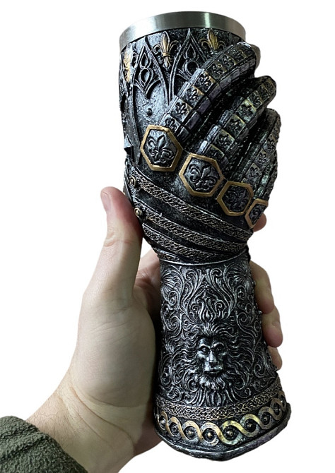 Бокал для вина 3D Рука со Львом Київ - зображення 6