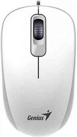 Мышь компьютерная проводная Genius DX-110 USB White 31010116102 белая Киев