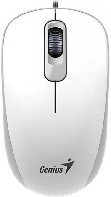 Мышь компьютерная проводная Genius DX-110 USB White 31010116102 белая Киев - изображение 1