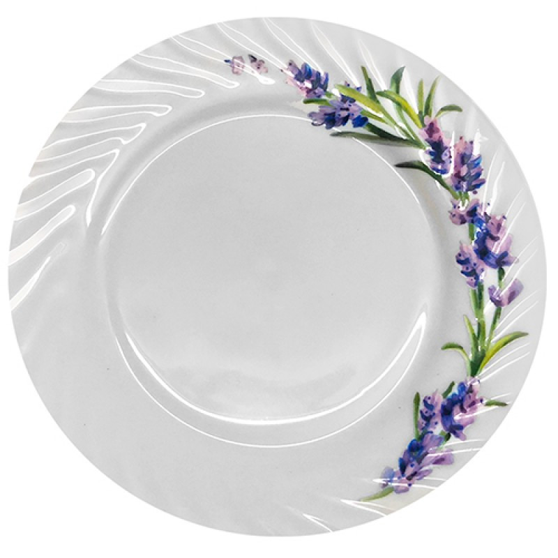 Тарілка Stenson Лаванда MS-1729-5 20,5 см 6 шт Київ - зображення 1