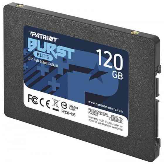 Накопичувач SSD 120GB Patriot Burst Elite 2.5 SATAIII TLC (PBE120GS25SSDR) (Код товару:30503) Харьков