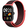 Ремінець нейлоновий ArmorStandart для Xiaomi Band 9 Pro/8 Pro/Redmi Watch 4/5 Black/Pink (ARM73979) Харьков
