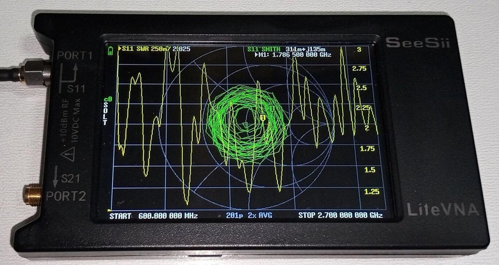 Антенна 700-2700 МГц 7 дБ, до 30 Вт, 32 см, RG 174 2 м, RP SMA-male (гнездо). Смотрите графики КСВ. Днепр - изображение 7