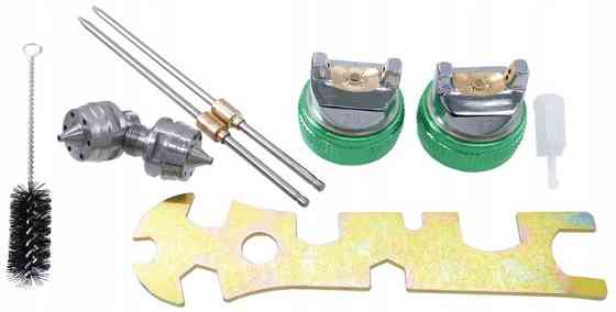 Краскопульт пневматический TE2008 HVLP, форсунки 1.4, 1.7 и 2 мм TE2008-1.4-1.7-2.0 AIRKRAFT Харків