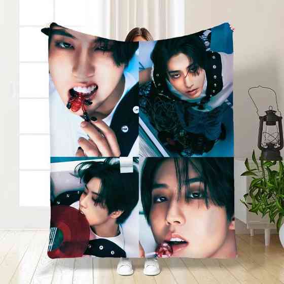 Плед 3D Stray Kids collage №1 3378_A 15795 160х200 см Київ