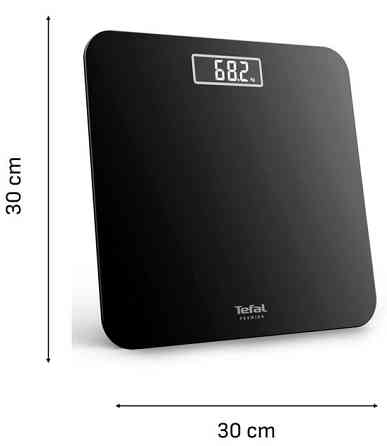 Весы напольные Tefal Premiss PP1800V0 160 кг черные Київ