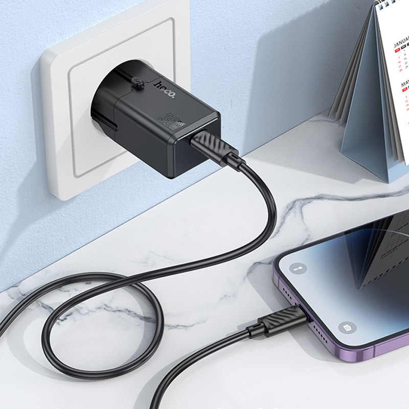 СЗУ Hoco AC25 Mini PD30W (1USB-C) universal travel charger Херсон - изображение 8