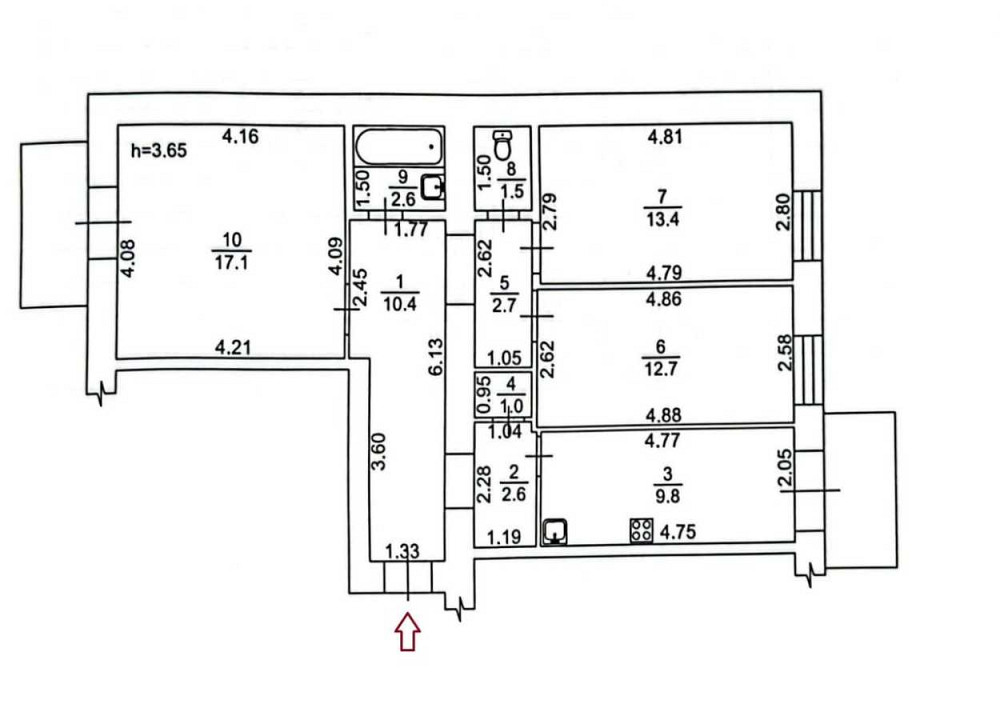 продажа 3-к квартира Киев, Печерский, 149000 $ Киев - изображение 2
